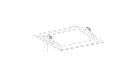 Intelight Ramka do montażu podtynkowego STARLED QUAD biała 93001-57303