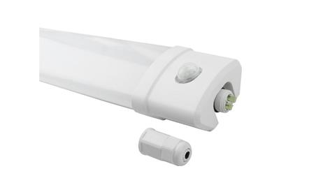 Oprawa liniowa hermetyczna LEDOM 30W 3600lm 120lm/w 4000K 65cm z czujnikiem PIR IP65 3 lata gwar.-49721