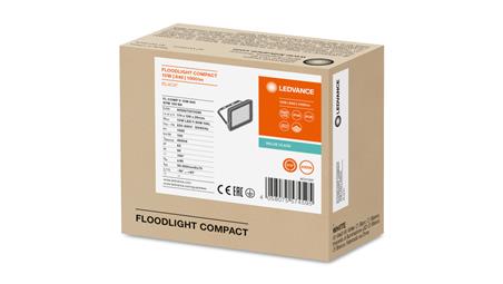 Projektor LED FLOOD COMPACT V 10W 1000lm 4000K IP65 SYM 100 czarny 3 LATA GWARANCJI 4058075574595-52294