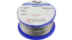 CYNEL UNIPRESS Cyna 1,50mm 250g Sn60Pb40 SW26/3/2.5 spoiwo lutownicze PROFESSIONAL-80830