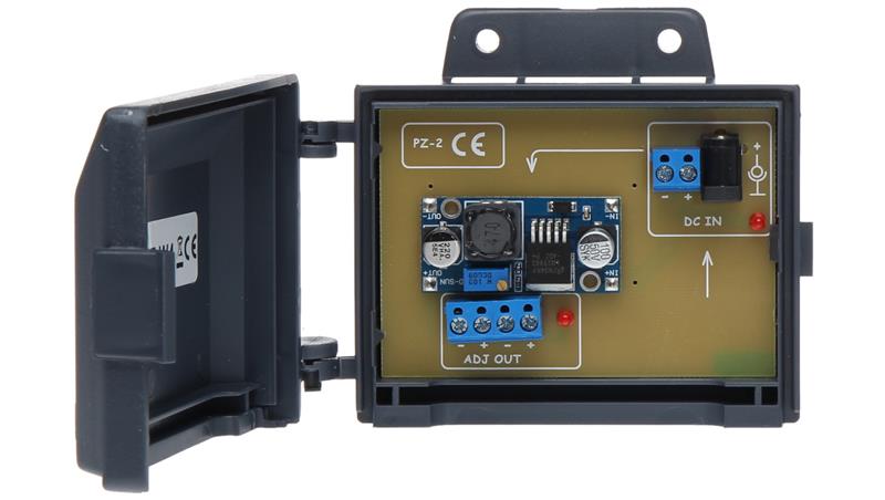 Moduł przetwornicy obniżającej napięcie w obudowie bryzgoszczelnej 2-we (4,5-40VDC) / 2-wy (1,2-35VDC) max.3A 24W PZD-3517-W4-13