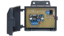 Moduł przetwornicy podwyższającej napięcie w obudowie bryzgoszczelnej 2-we (5-32VDC) / 2-wy (5-35VDC) max.2A 24W PZU-3509-W4-131