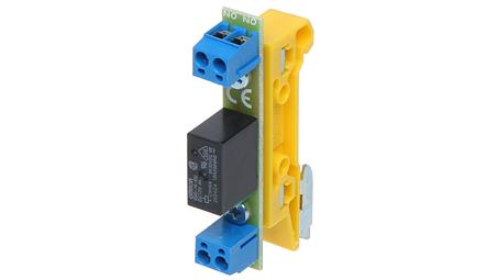 Moduł przekaźnikowy zwierny 10-16VDC 10A(max), 30VDC/50VAC (max) NO na szynę DIN PK1-12-ZD-10857