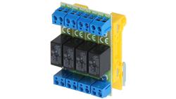 Moduł przekaźnikowy zwierny 4 wyjścia 24-45VDC 5(max), 30VDC/50VAC (max) wyjście 4xNO na szynę DIN PK4-24-ZD-10866