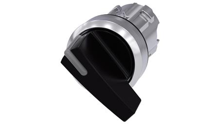 Przełącznik 2 pozycyjny 22mm czarny dł pióro z samopowrotem OI możl podświetlenie metal IP69k SIRIUS ACT 3SU1052-2CC10-0AA0-1329