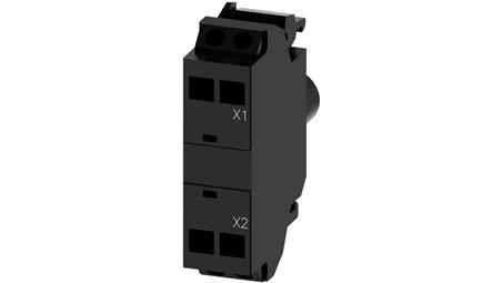 Oprawka blok LED biały 230V AC montaż czołowy przył sprężynowe SIRIUS ACT 3SU1401-1BF60-3AA0-70434