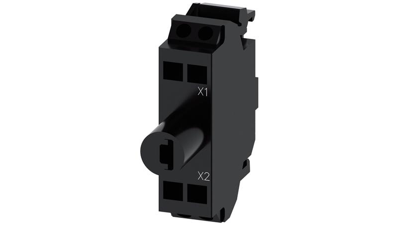 Oprawka blok LED żółty 24V AC-DC montaż w obudowie przył sprężynowe SIRIUS ACT 3SU1401-2BB30-3AA0-70474