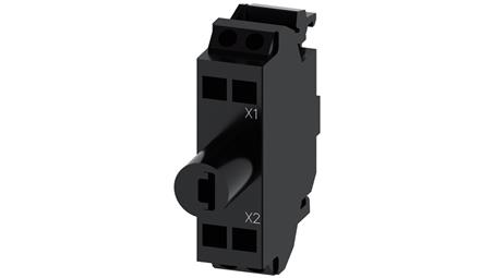 Oprawka blok LED żółty 24V AC-DC montaż w obudowie przył sprężynowe SIRIUS ACT 3SU1401-2BB30-3AA0-70474