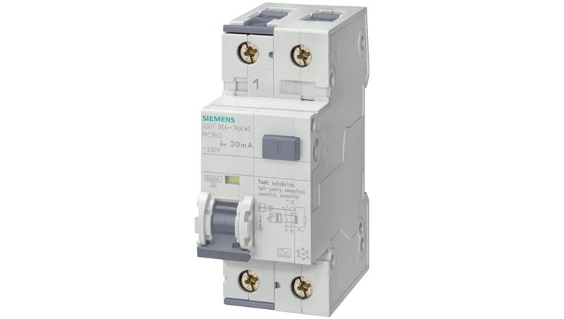 Wyłącznik kombinowany RCBO typA 30mA 10kA 1+N B10A 5SU1354-6KK10-21590 Wyłącznik kombinowany RCBO typA 30mA 10kA 1+N B10A 5SU1354-6KK10-21590