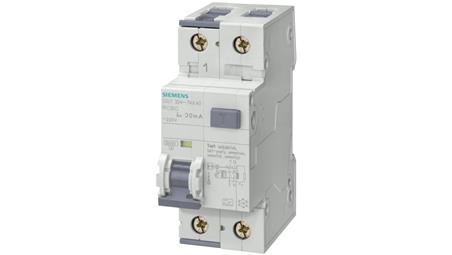 Wyłącznik kombinowany RCBO typA 30mA 10kA 1+N B10A 5SU1354-6KK10-21590