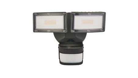 Kinkiet zewnętrzny, reflektor Duo 6556-PIR, LED 36W, 4000K, kolor czarny, 0438621-51379