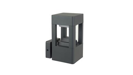 Kinkiet zewnętrzny Fan Kwadrat FKW-K-100, GX53 max 11W, kolor antracyt, 0438621-51517