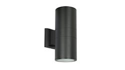 Kinkiet zewnętrzny Adela 7001 BL o dwóch kierunkach świecenia góra i dół , E27 2 x max 60W, kolor czarny, 0438621-51380