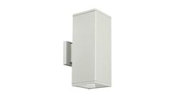 Kinkiet zewnętrzny Adela 8001 AL o dwóch kierunkach świecenia góra i dół , E27 2 x max 60W, kolor srebrny, 0438621-51634