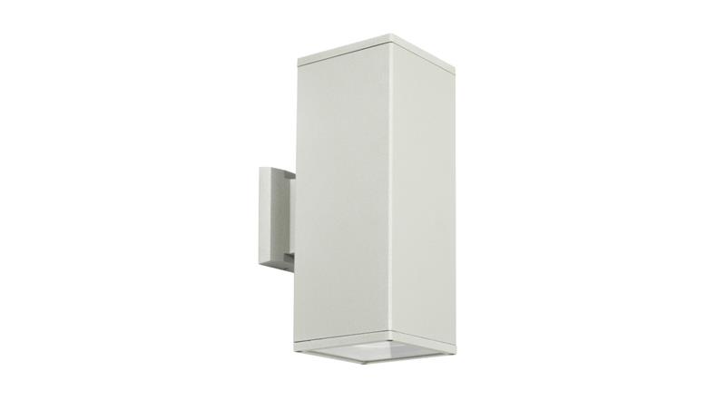 Kinkiet zewnętrzny Adela 8001 AL o dwóch kierunkach świecenia góra i dół , E27 2 x max 60W, kolor srebrny, 0438621-51634