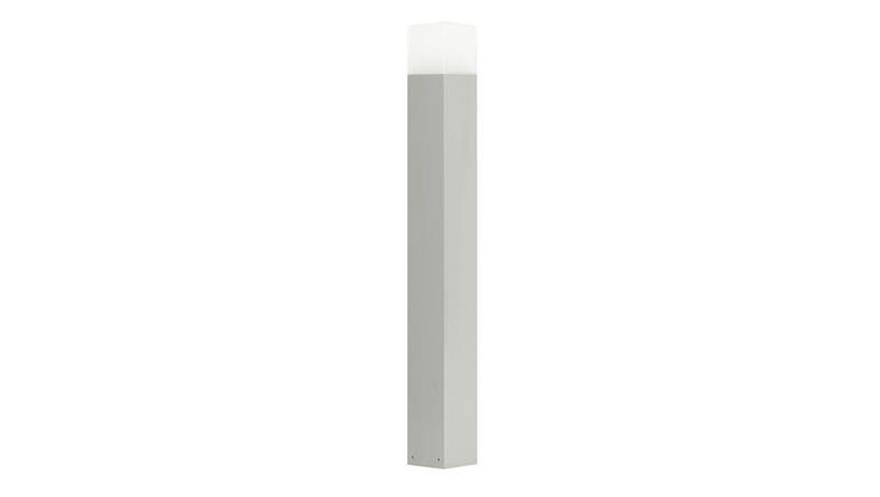 Oprawa oświetleniowa zewnętrzna, stojąca Cube CB-830 AL, E27 max 20W, kolor srebrny, 0438621-51578