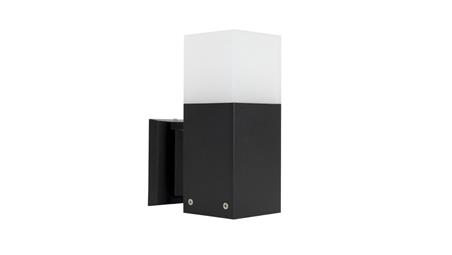 Kinkiet zewnętrzny Cube CB-K BL, E27 max 20W, kolor czarny, 0438621-51587