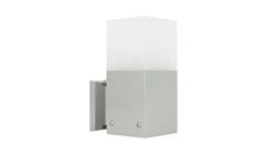 Kinkiet zewnętrzny Cube Max CB-MAX K AL, E27 max 20W, kolor srebrny, 0438621-51549