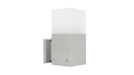 Kinkiet zewnętrzny Cube Max CB-MAX K AL, E27 max 20W, kolor srebrny, 0438621-51549