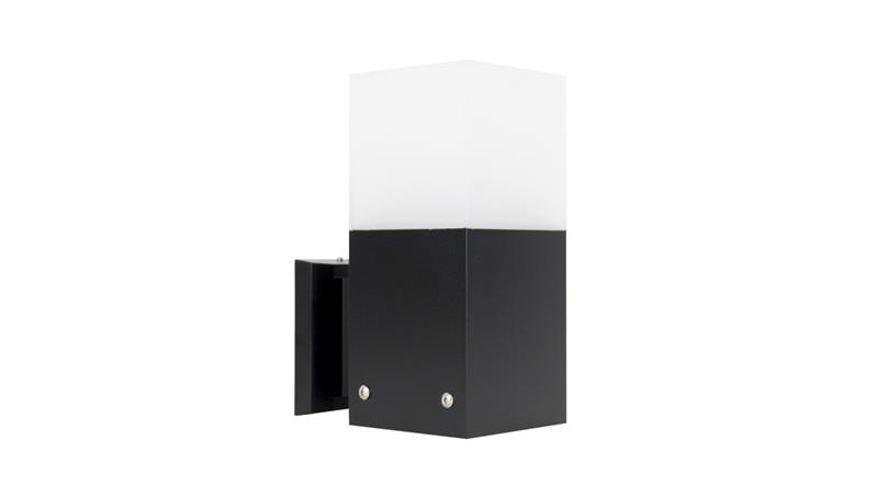 Kinkiet zewnętrzny Cube Max CB-MAX K BL, E27 max 20W, kolor czarny, 0438621-51622 Kinkiet zewnętrzny Cube Max CB-MAX K BL, E27 max 20W, kolor czarny, 0438621-51622