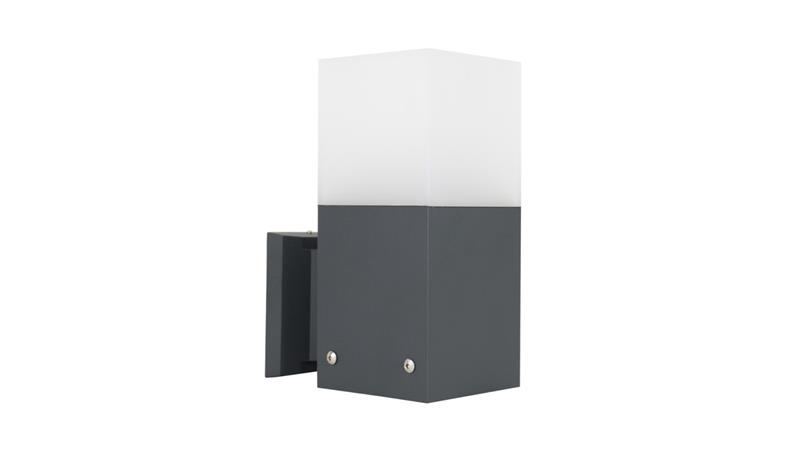 Kinkiet zewnętrzny Cube Max CB-MAX K DG, E27 max 20W, kolor antracyt, 0438621-51568