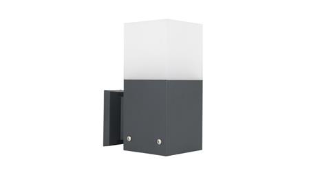 Kinkiet zewnętrzny Cube Max CB-MAX K DG, E27 max 20W, kolor antracyt, 0438621-51568