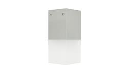 Oprawa sufitowa Cube Max CB-MAX S AL, E27 max 20W, kolor srebrny, 0438621-51594