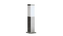 Oprawa oświetleniowa zewnętrzna, stojąca Inox Kwadratowa SS802-450, E27 max 40W, kolor srebrny, 0438621-51610