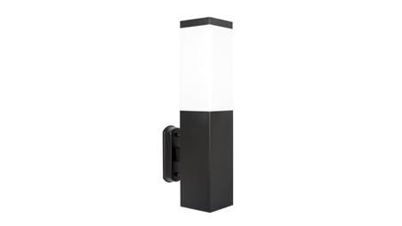 Kinkiet zewnętrzny Inox Kwadratowa SS802-A BL, E27 max 40W, kolor czarny 0438621-51570