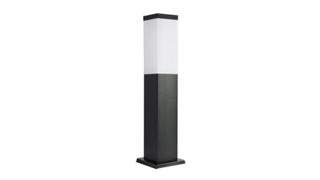 Oprawa oświetleniowa zewnętrzna, stojąca Inox Kwadratowa SS802-450 BL, E27 max 40W, kolor czarny, 0438621-51387