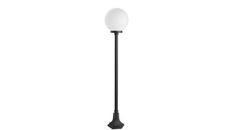 Oprawa oświetleniowa zewnętrzna, stojąca Kule Classic K 5002/1/KP 250 OP, E27 max 60W, kolor czarny, klosz biały 0438621-51613