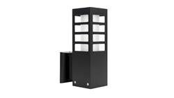 Kinkiet zewnętrzny RADO III K BL, E27 max 18W, kolor czarny 0438621-51649