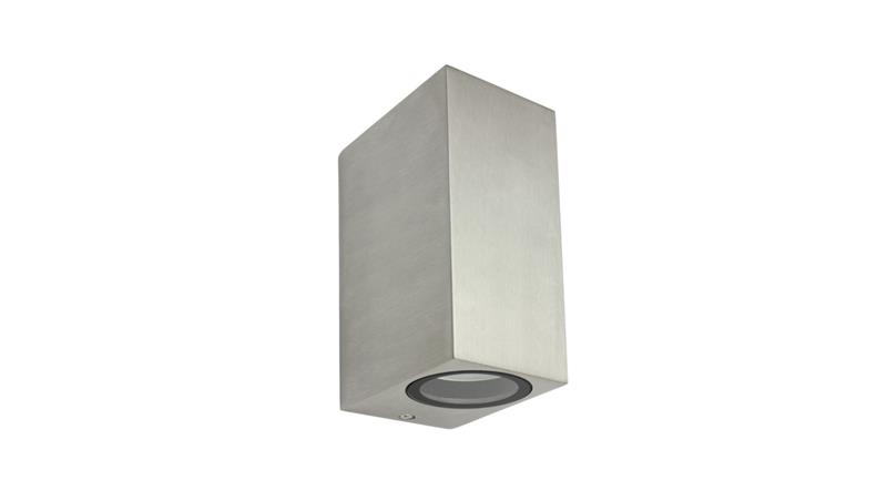 Oprawa elewacyjna Mini 5002 BR GU10 max 35W kolor srebrny 0438621-51660
