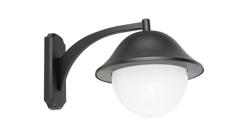 Kinkiet zewnętrzny Prince Max K 3012/1/O-BD, E27 max 60W, kolor czarny 0438621-51693
