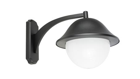 Kinkiet zewnętrzny Prince Max K 3012/1/O-BD, E27 max 60W, kolor czarny 0438621-51693