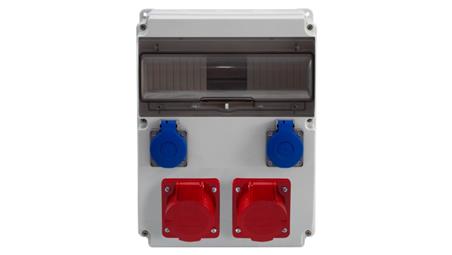 Rozdzielnia CAJA 2x32A 5p, 2x230V /12 modułów/ F3_0455-66458