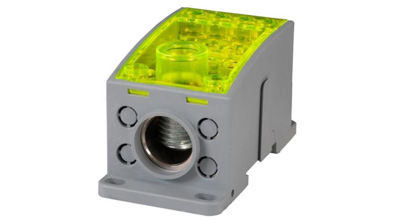 Blok LKN 400A (1x185/4x16 - 2x35,1x25,4x16,4x10) - żółty AL/CU F2_0345-64325