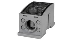 Blok LKN 400A (1x185/4x16 - 2x35,1x25,4x16,4x10) - szary AL/CU F2_0344-64578