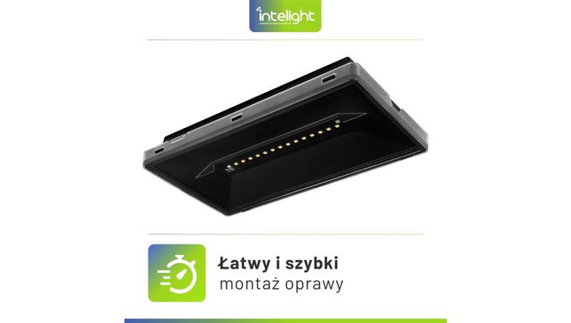 Oprawa ewakuacyjna / awaryjna VELLA led 125 ECO SO 3H SA MT IP65 93672 BLK czarna-57077