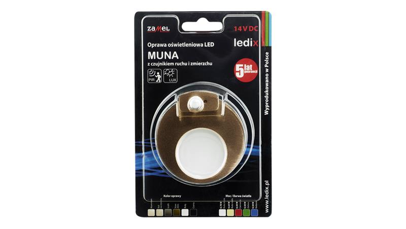 Oprawa schodowa LED Muna pt 14V DC regulowany czujnik ZLO biała neutralna LED10221647-62870 Oprawa schodowa LED Muna pt 14V DC regulowany czujnik ZLO biała neutralna LED10221647-62870