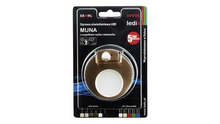 Oprawa schodowa LED Muna pt 14V DC regulowany czujnik ZLO biała neutralna LED10221647-62870