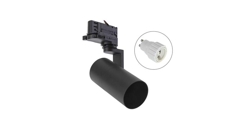 Oprawa na szynoprzewód Madara Mini II GU10 3F 250V IP20 56,5x121x172mm Czarny-61269