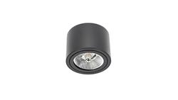 Chloe AR111 natynkowa GU10 250V IP20 139x100mm czarny okrągła ruchoma-56274