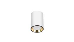 Chloe GU10 mini natynkowa GU10 250V IP20 70x100mm biały, środek złoty, okrągła-56133