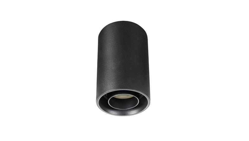 Chloe GU10 spot natynkowa GU10 250V IP20 80x130mm czarny okrągła ruchoma-56284