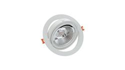 MDD Maxi Uno Round AR111 GU10 X 1 white 250V IP20 FI170x28mm biały-56299