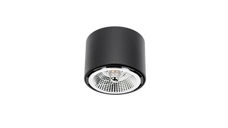 Chloe AR111 natynkowa GU10 250V IP20 120x85mm czarny okrągła nieruchoma-56132