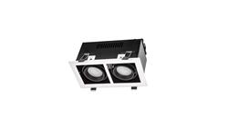 Modern Day Mini GU10 x2 250V IP20 112x197x115mm biały, środek czarny-56281