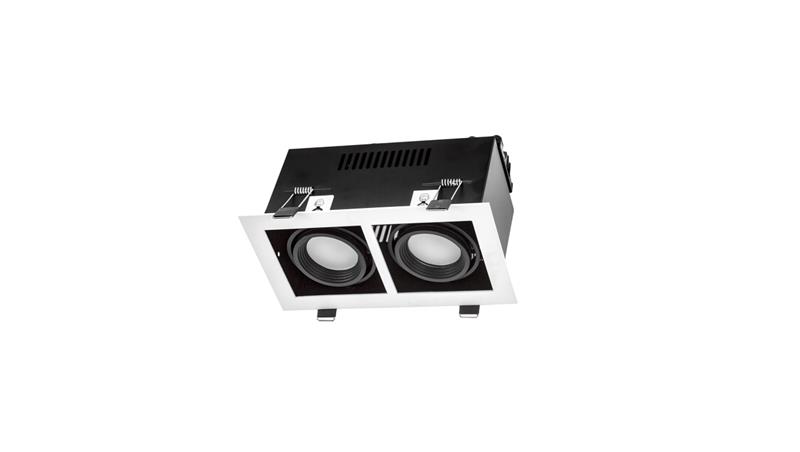 Modern Day Mini GU10 x2 250V IP20 112x197x115mm biały, środek czarny-56281 Modern Day Mini GU10 x2 250V IP20 112x197x115mm biały, środek czarny-56281