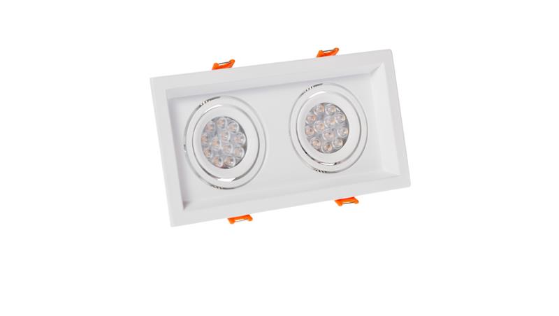 MDD Mini Due GU10 x2 250V IP20 110x210x40mm biały-56291
